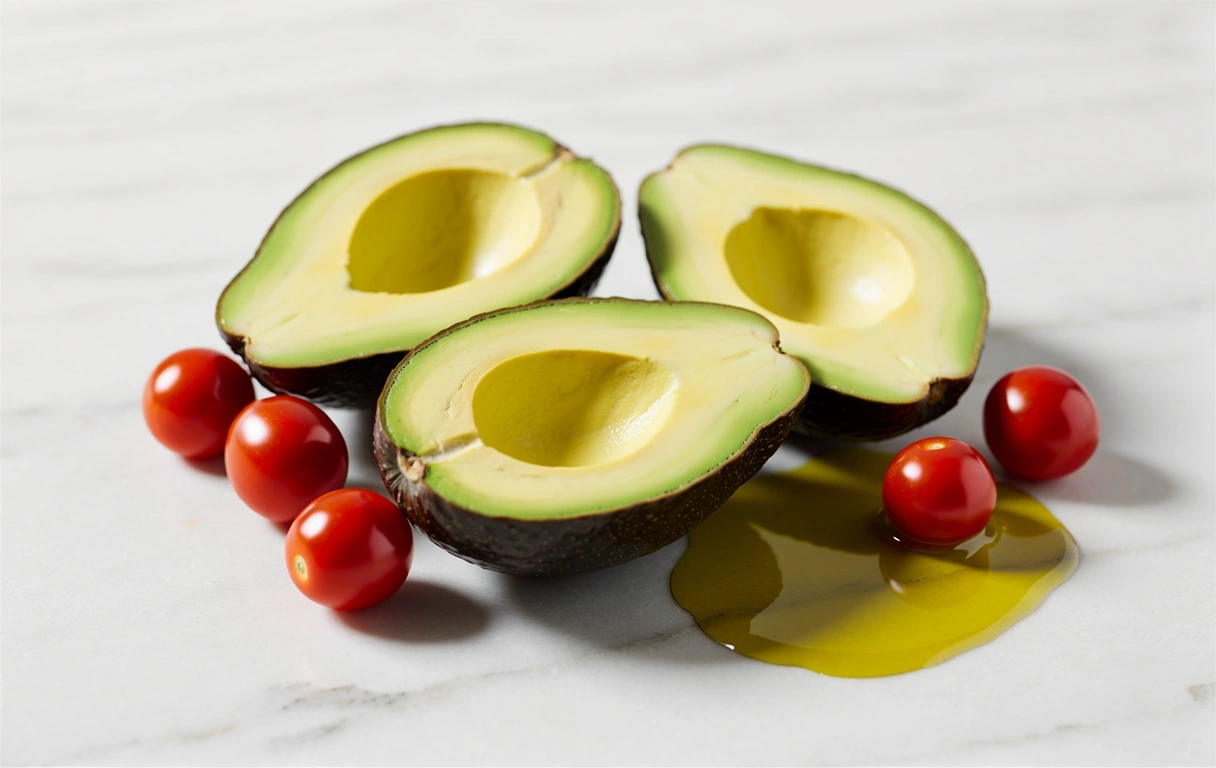 Ingredientes frescos mediterráneos